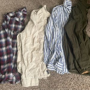Four long sleeve men’s shirts